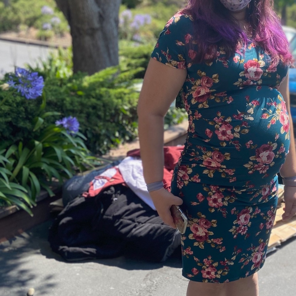 Nine Britton - Hannah Maternity Fitted Knit Dress